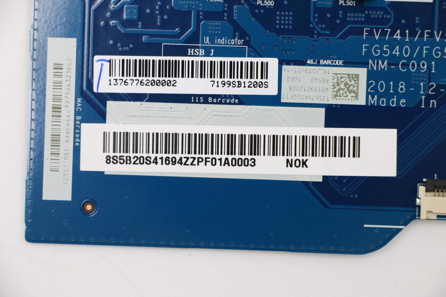 Lenovo Fg540 Mb I78565U Uma D4G-Blk - 5B20S41694