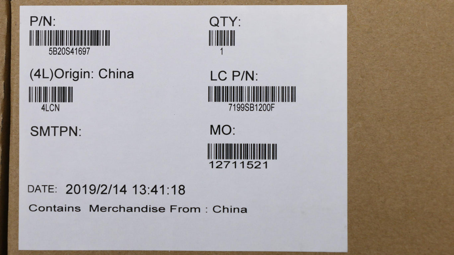 Lenovo Fg540 Mb I58265U Mx110 V2G-Win - 5B20S41697