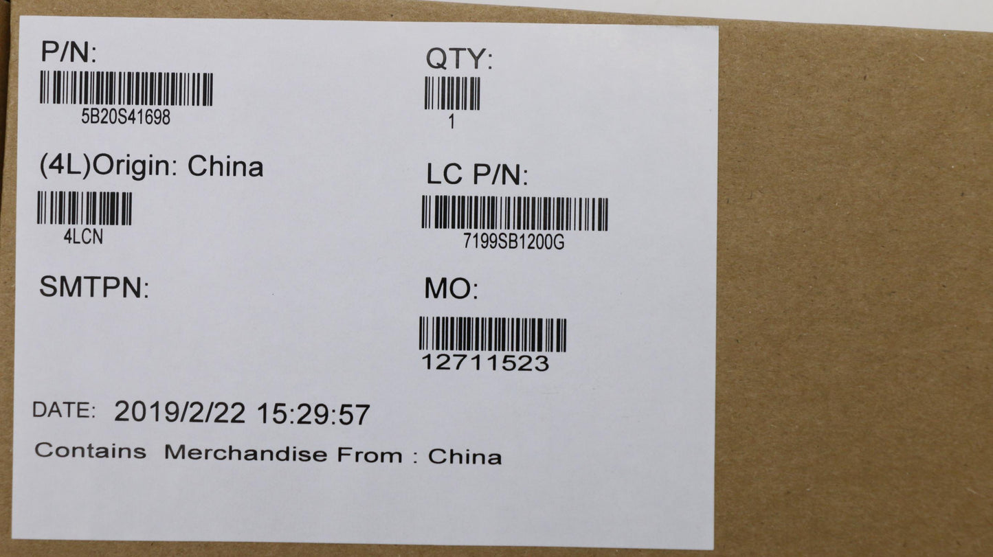 Lenovo Fg540 Mb I58265U Mx110 V2G-Blk - 5B20S41698