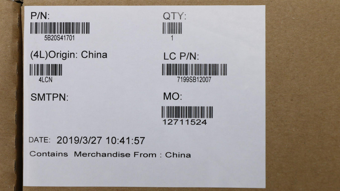 Lenovo Fg540 Mb I58265Umx110 V2Gd4G-W - 5B20S41701