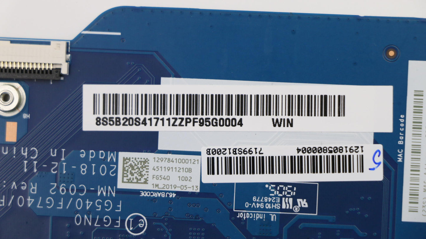 Lenovo Fg540 Mb I58265U N17S V2G-Win - 5B20S41711