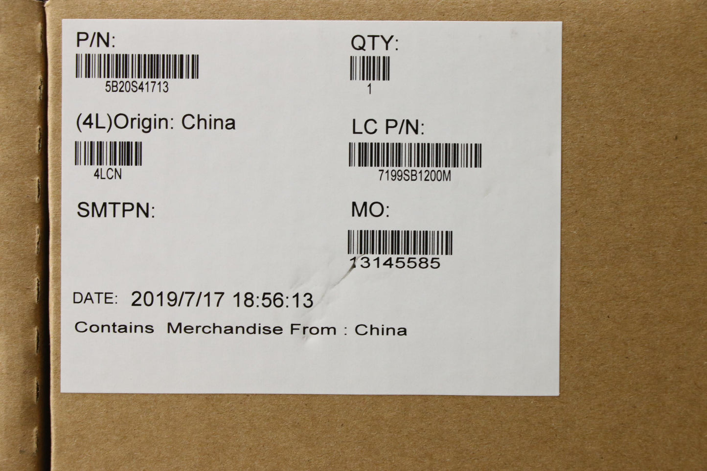 Lenovo Fg540 Mb I78565U N17S V2G-Win - 5B20S41713