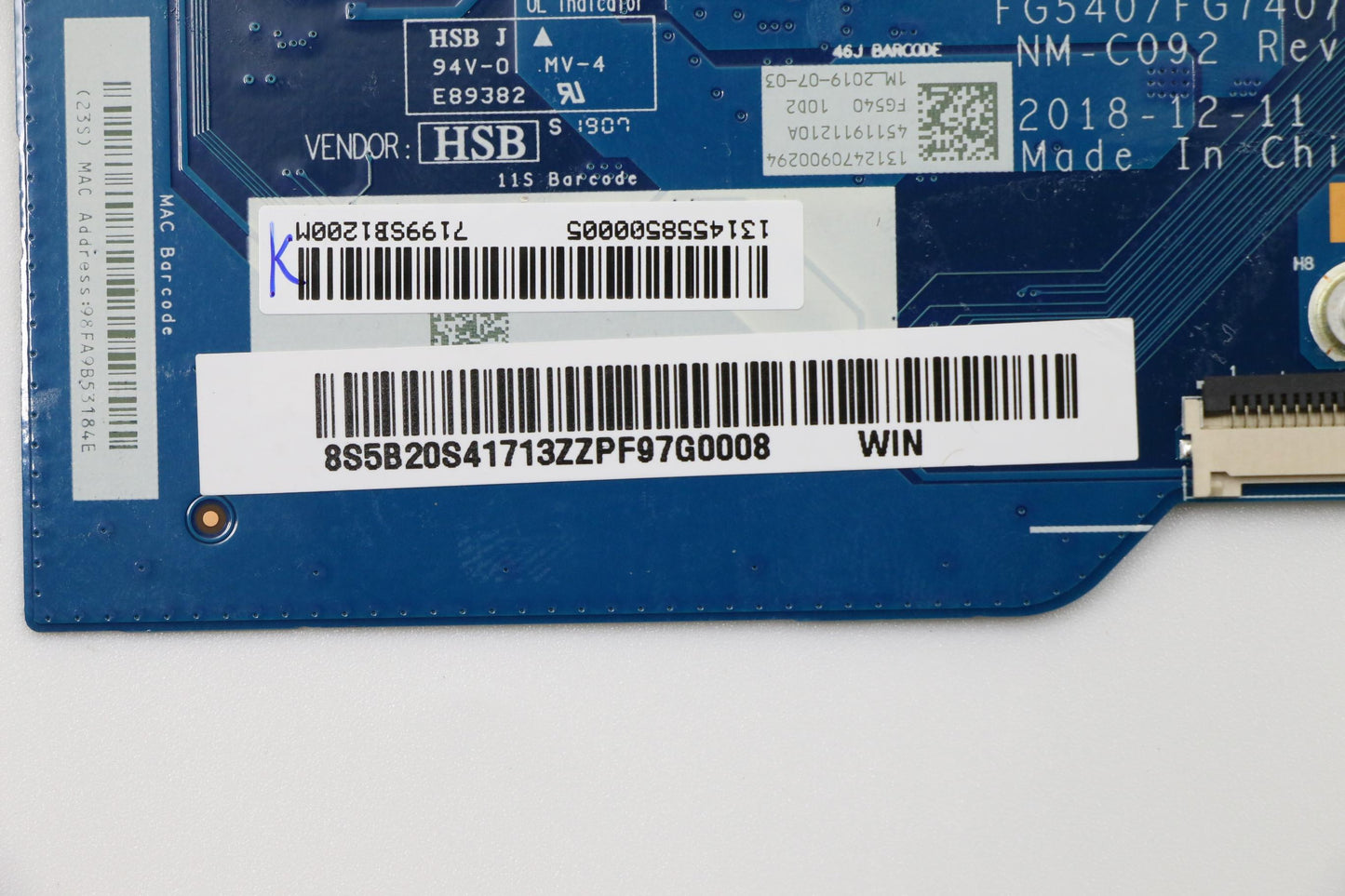 Lenovo Fg540 Mb I78565U N17S V2G-Win - 5B20S41713