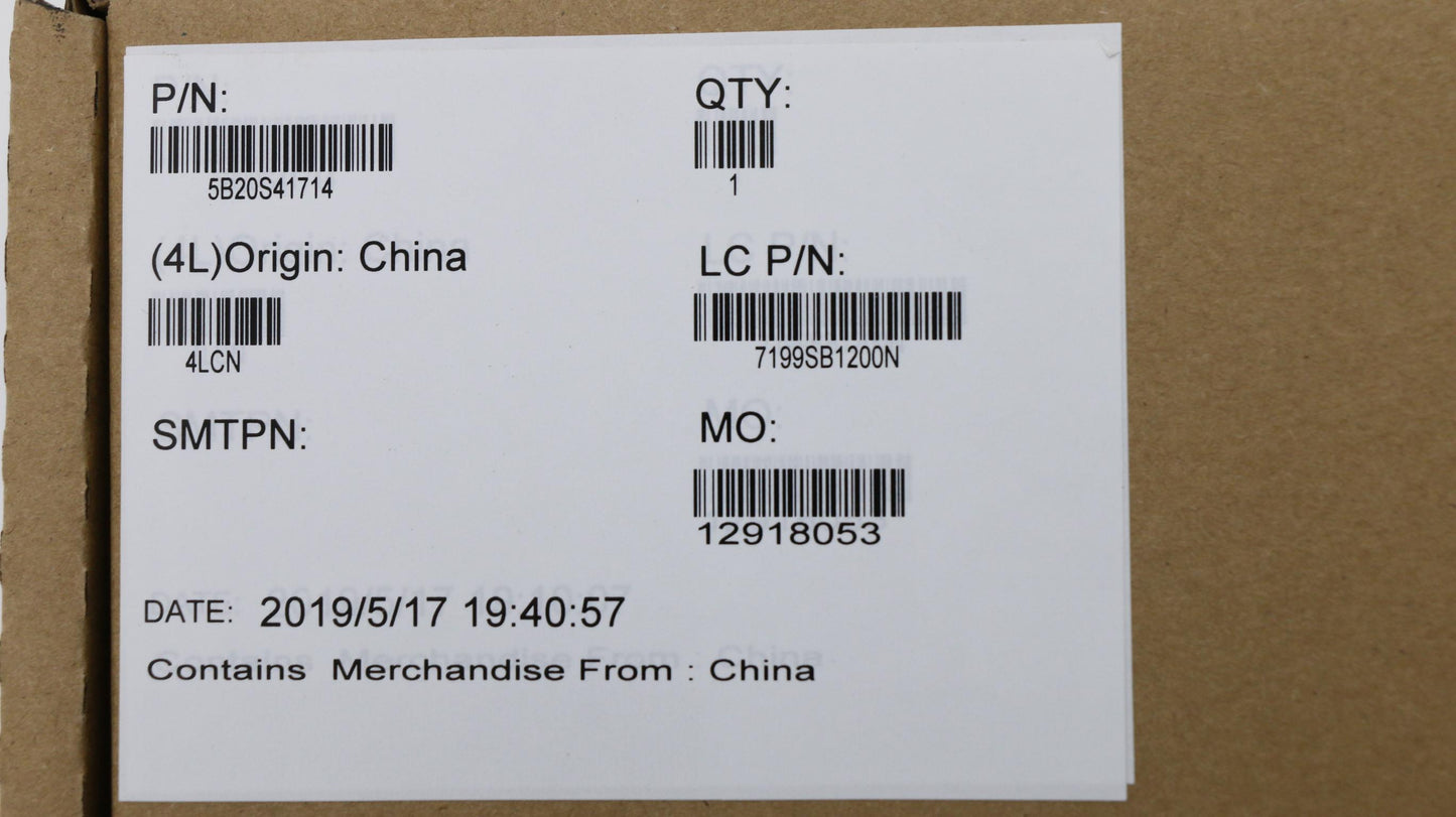 Lenovo Fg540 Mb I78565U N17S V2G-Blk - 5B20S41714