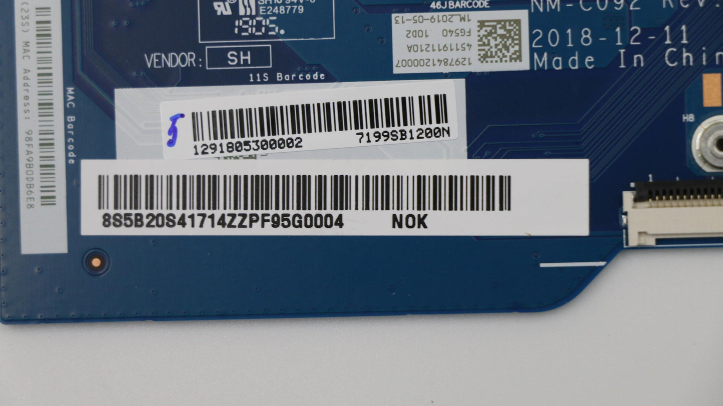Lenovo Fg540 Mb I78565U N17S V2G-Blk - 5B20S41714