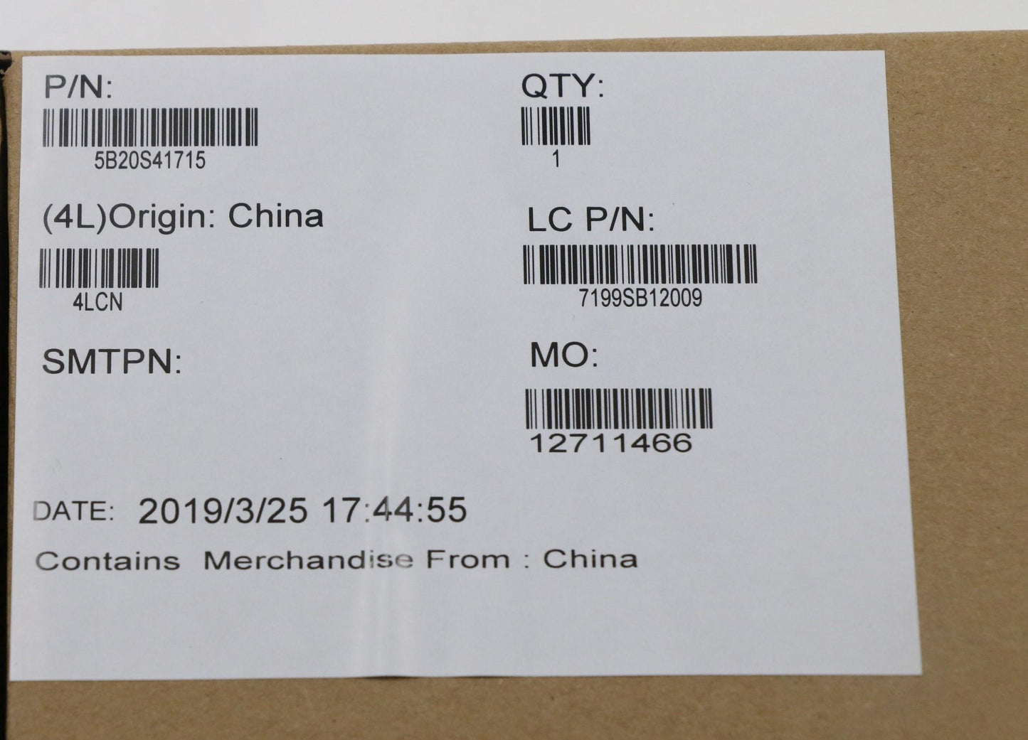 Lenovo Fg540 Mb I58265U N17S V2Gd4G-W - 5B20S41715