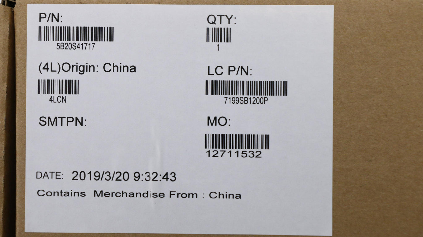 Lenovo Fg540 Mb I78565U N17S V2Gd4G-W - 5B20S41717