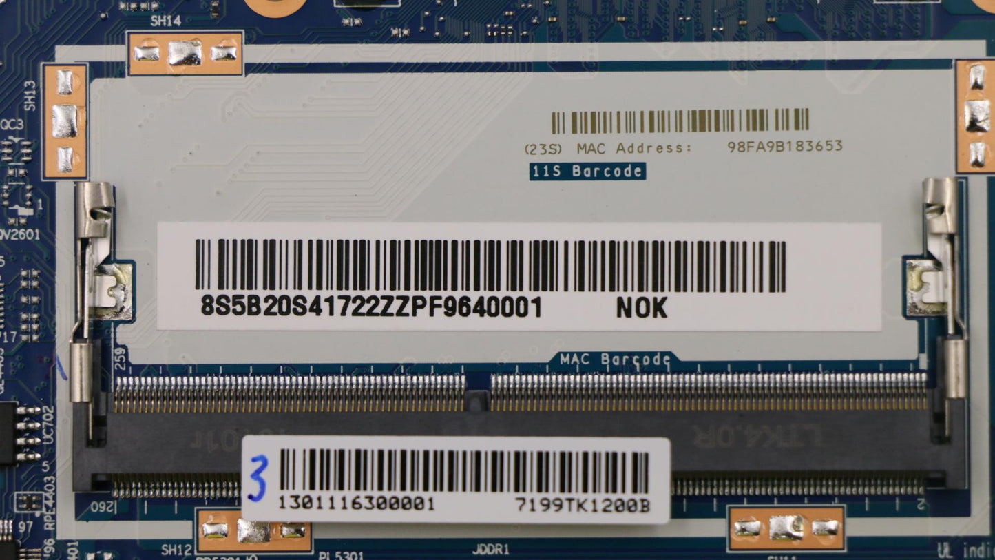 Lenovo Mb Fs540 I58265U_Uma D4G_Blank - 5B20S41722