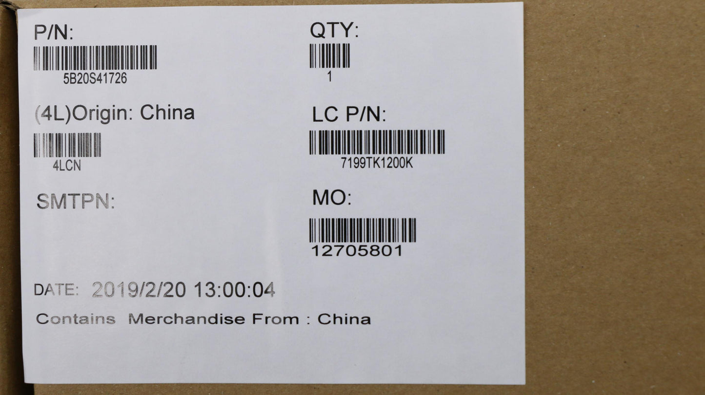 Lenovo Mb Fs540 I38145U_Uma_Blank - 5B20S41726