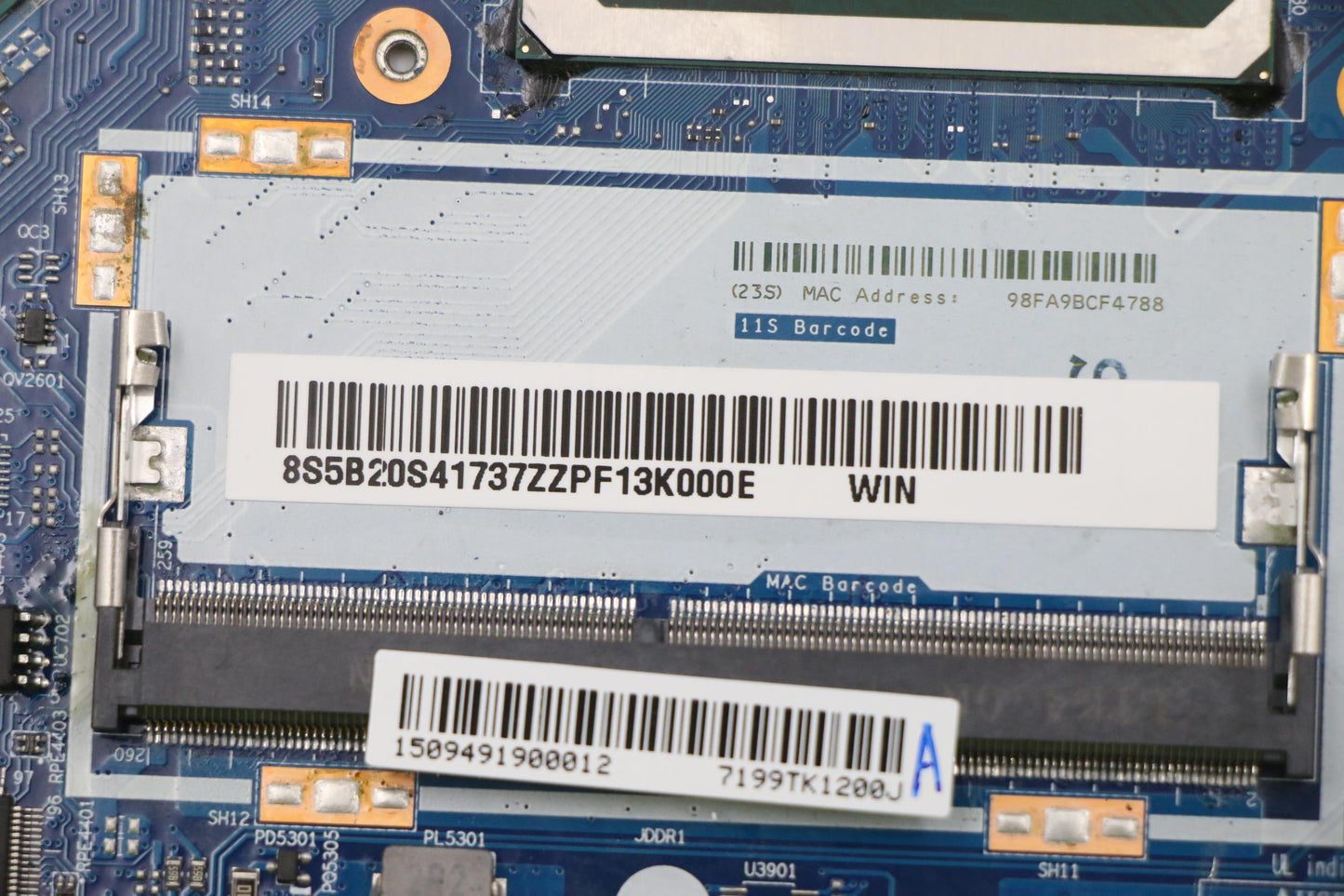 Lenovo Mb Fs540 I38145U_Mx110 V2G_Win - 5B20S41737