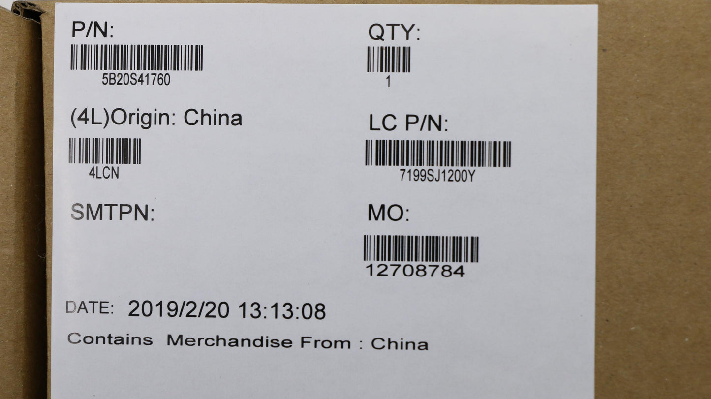 Lenovo Mb 4205U Fs441_Uma_Win - 5B20S41760