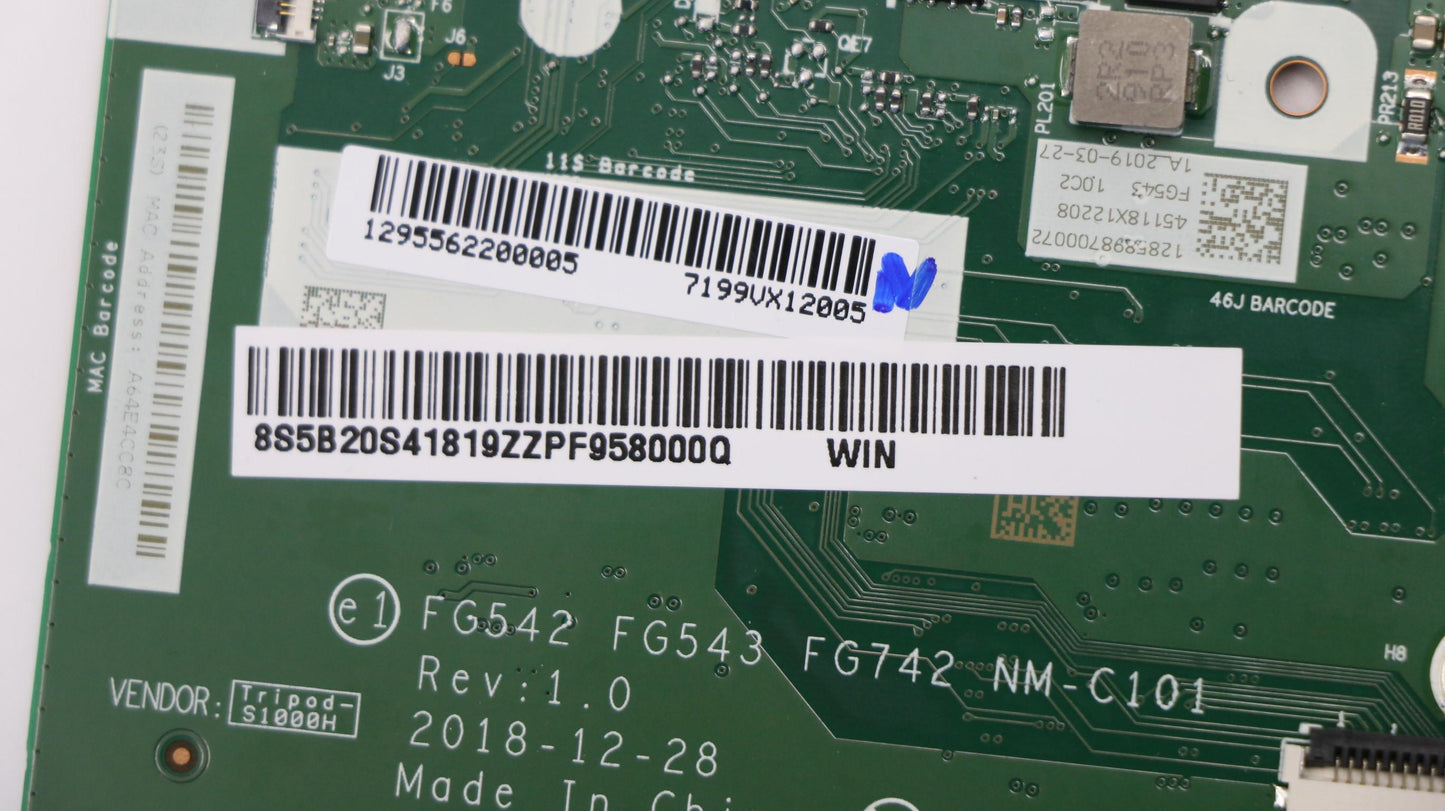 Lenovo Fg543 Mb R73700U_Uma-Win - 5B20S41819