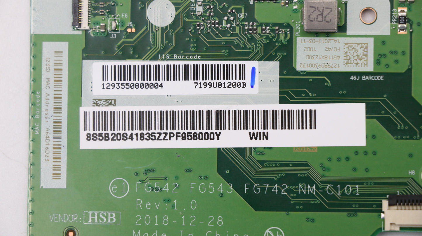 Lenovo Mb Nmc101 R33200U_Uma_Win - 5B20S41835
