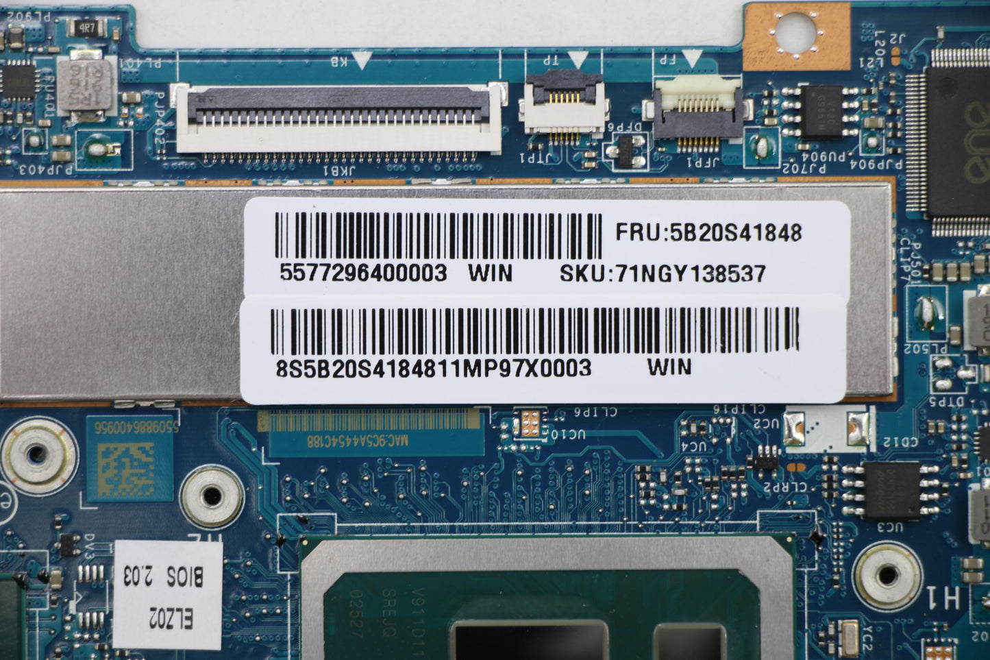 Lenovo Mb I58265U Dis Mx250_2G_8G Win - 5B20S41848