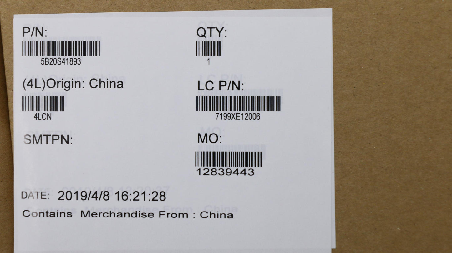 Lenovo Mb Nmc171 Fs44A A49125_Uma_Win - 5B20S41893