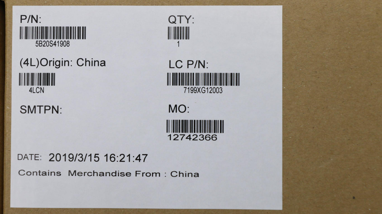 Lenovo Mb Nmc171 A49125_Uma_Blank - 5B20S41908
