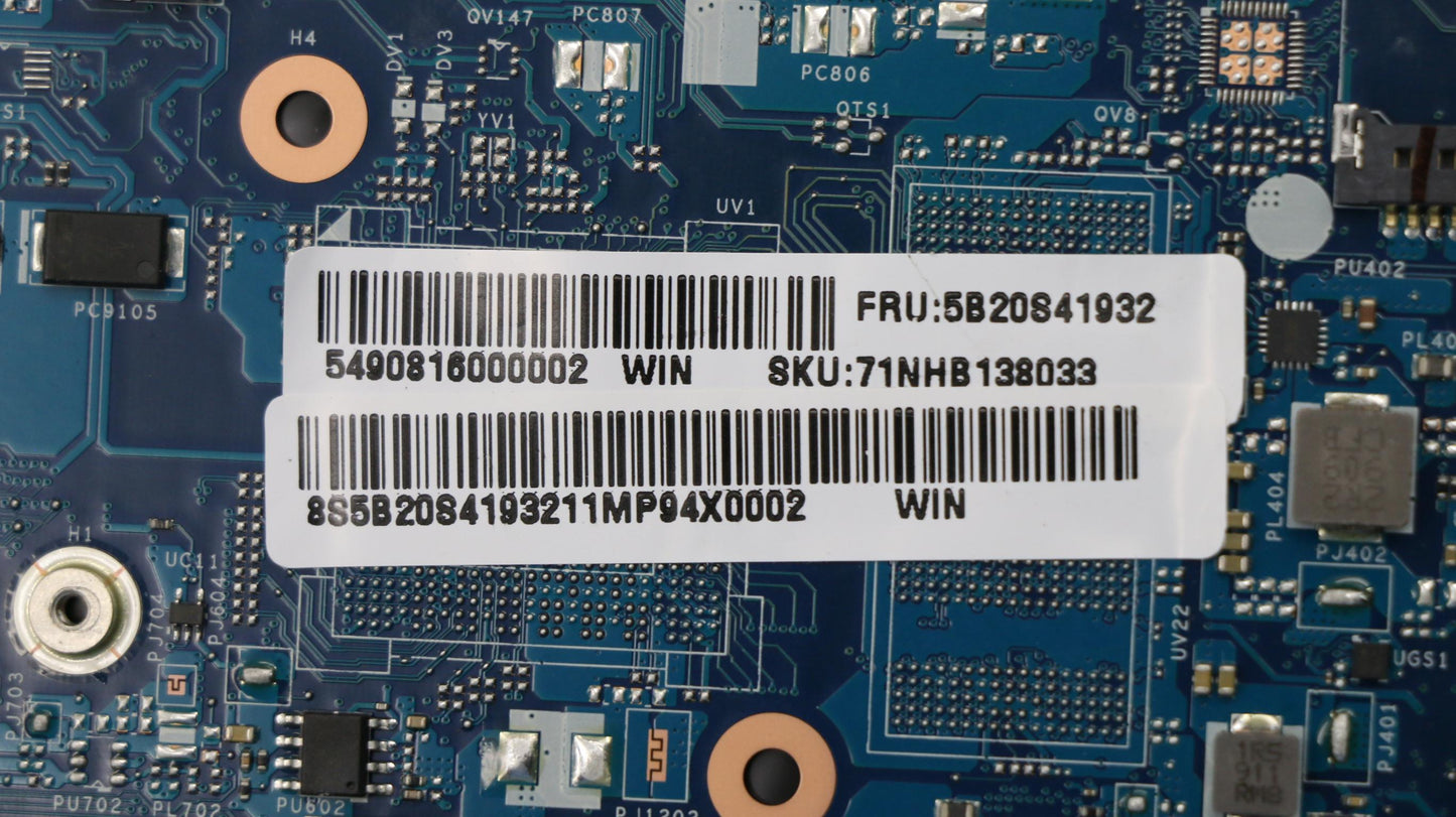 Lenovo Mb Uma I7U42 Nd Bl Fp A Win - 5B20S41932