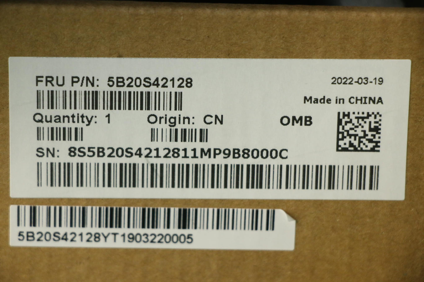Lenovo Mb Dis I3-8145U Fp Win - 5B20S42128