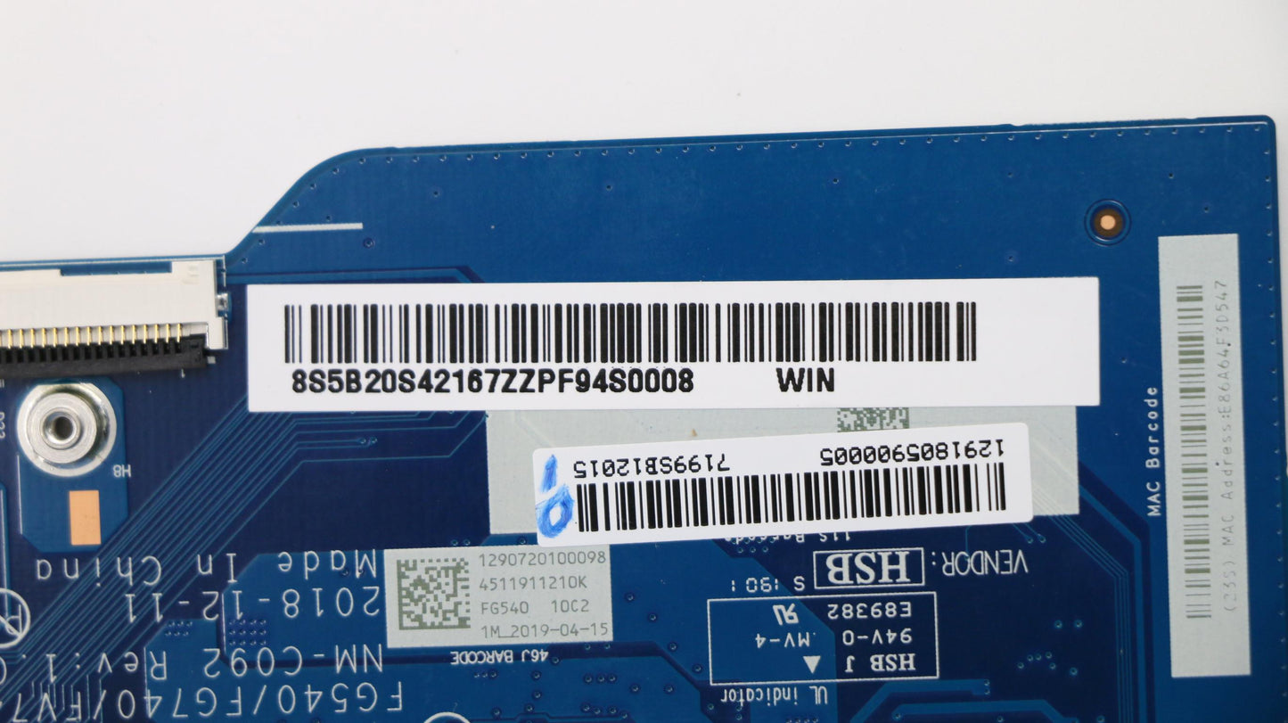 Lenovo Fg540 Mb I38145Umx230V2Gd4G-Wi - 5B20S42167