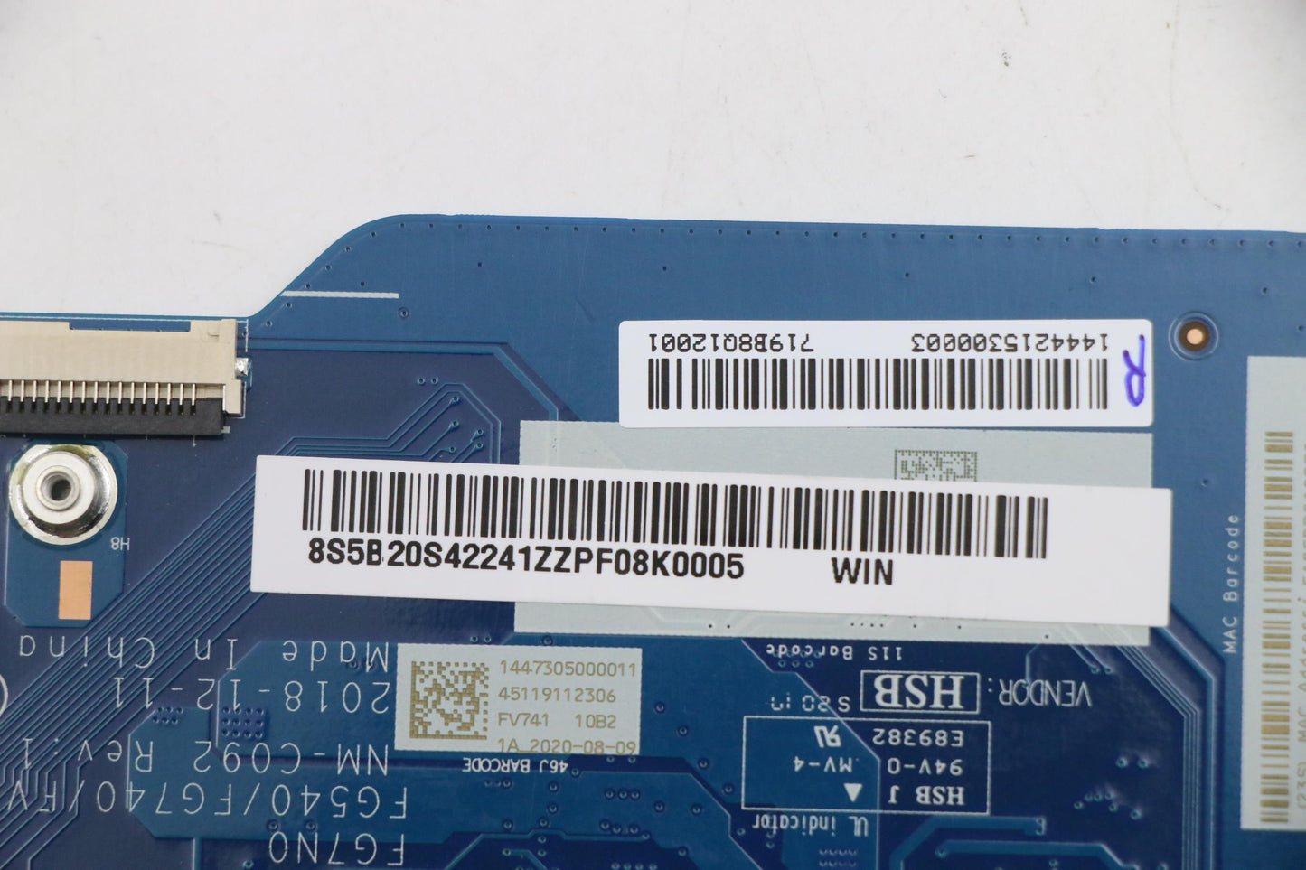 Lenovo Bdplanar Mbl81Rgwini58265Umx11 - 5B20S42241