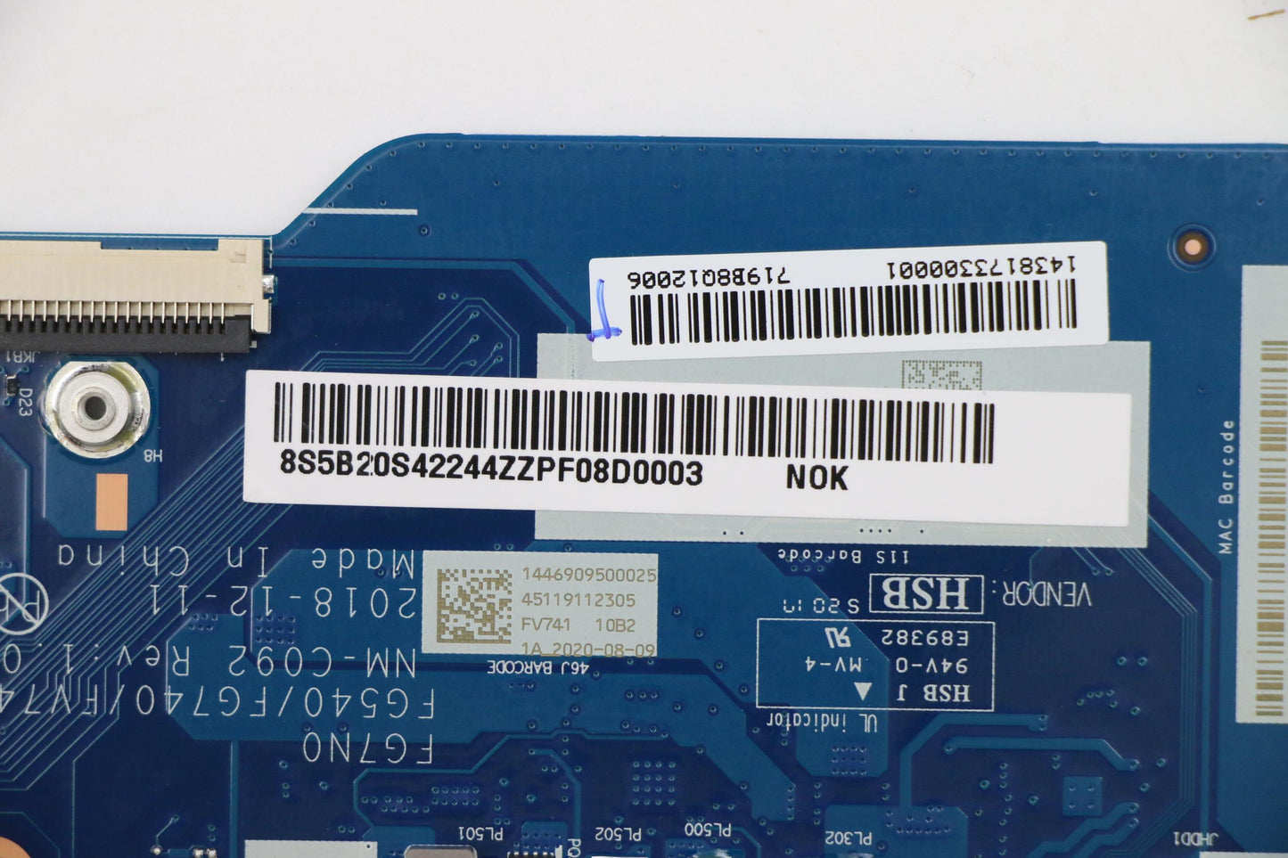 Lenovo Bdplanar Mbl 81Rgnoki78565Umx2 - 5B20S42244