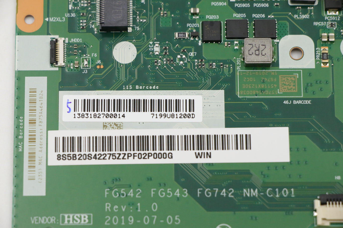 Lenovo Mb Nmc101 R33200U_Uma_D4G_Win - 5B20S42275