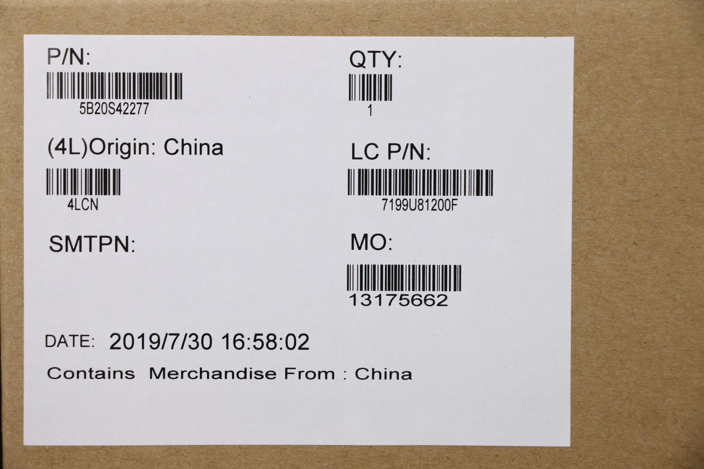 Lenovo Mb Nmc101 A300U_Uma_D4G_Win - 5B20S42277