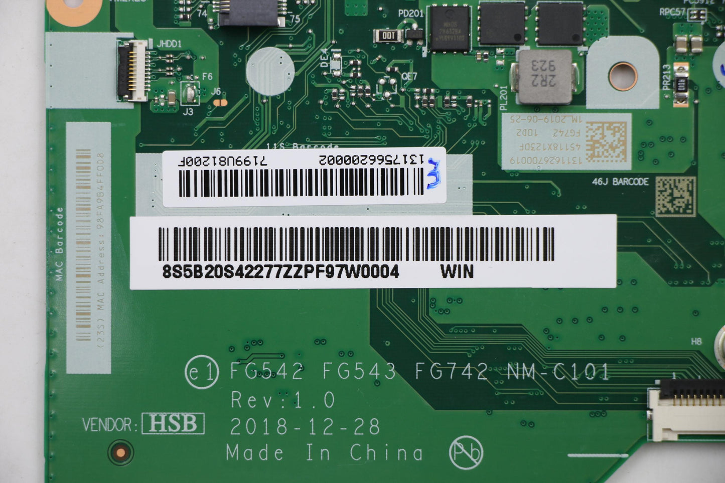 Lenovo Mb Nmc101 A300U_Uma_D4G_Win - 5B20S42277