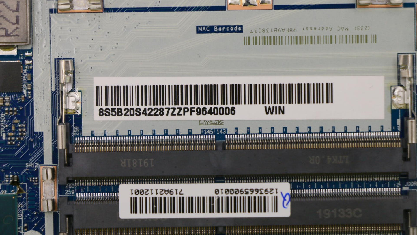 Lenovo Nmc221 Fy515 I59300H Rtx2060 V - 5B20S42287