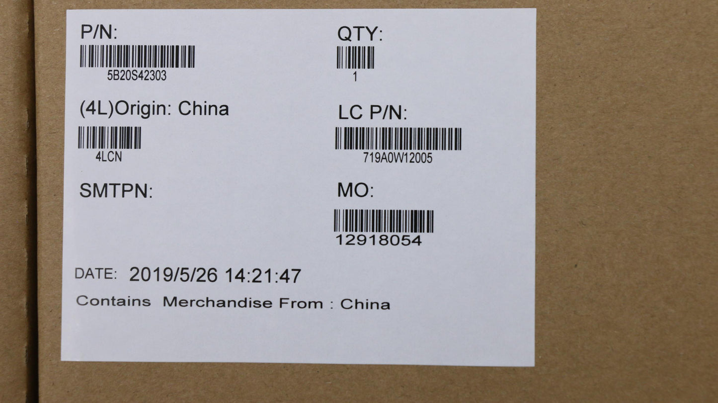 Lenovo Fg541 Mb I59300Hn18Pg04G0G-Win - 5B20S42303
