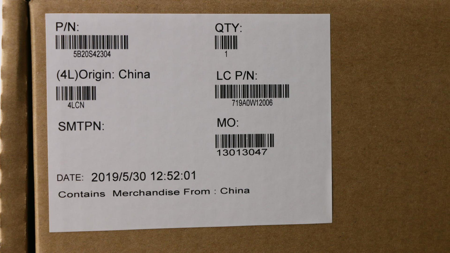Lenovo Fg541 Mb I59300Hn18Pg04G0G-Blk - 5B20S42304