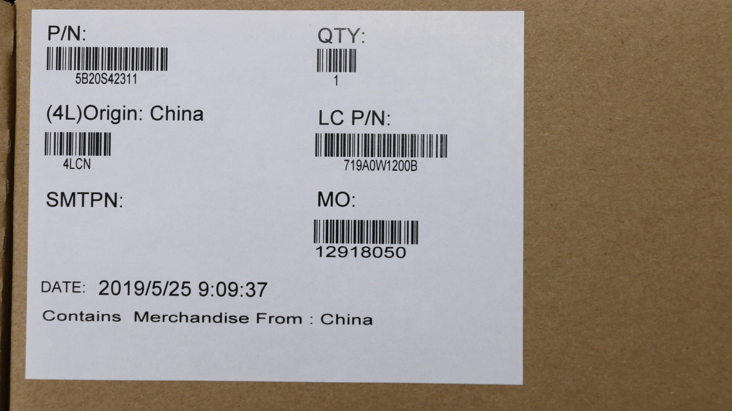 Lenovo Fg541 Mb I59300Hgtx10503G0G-Wi - 5B20S42311