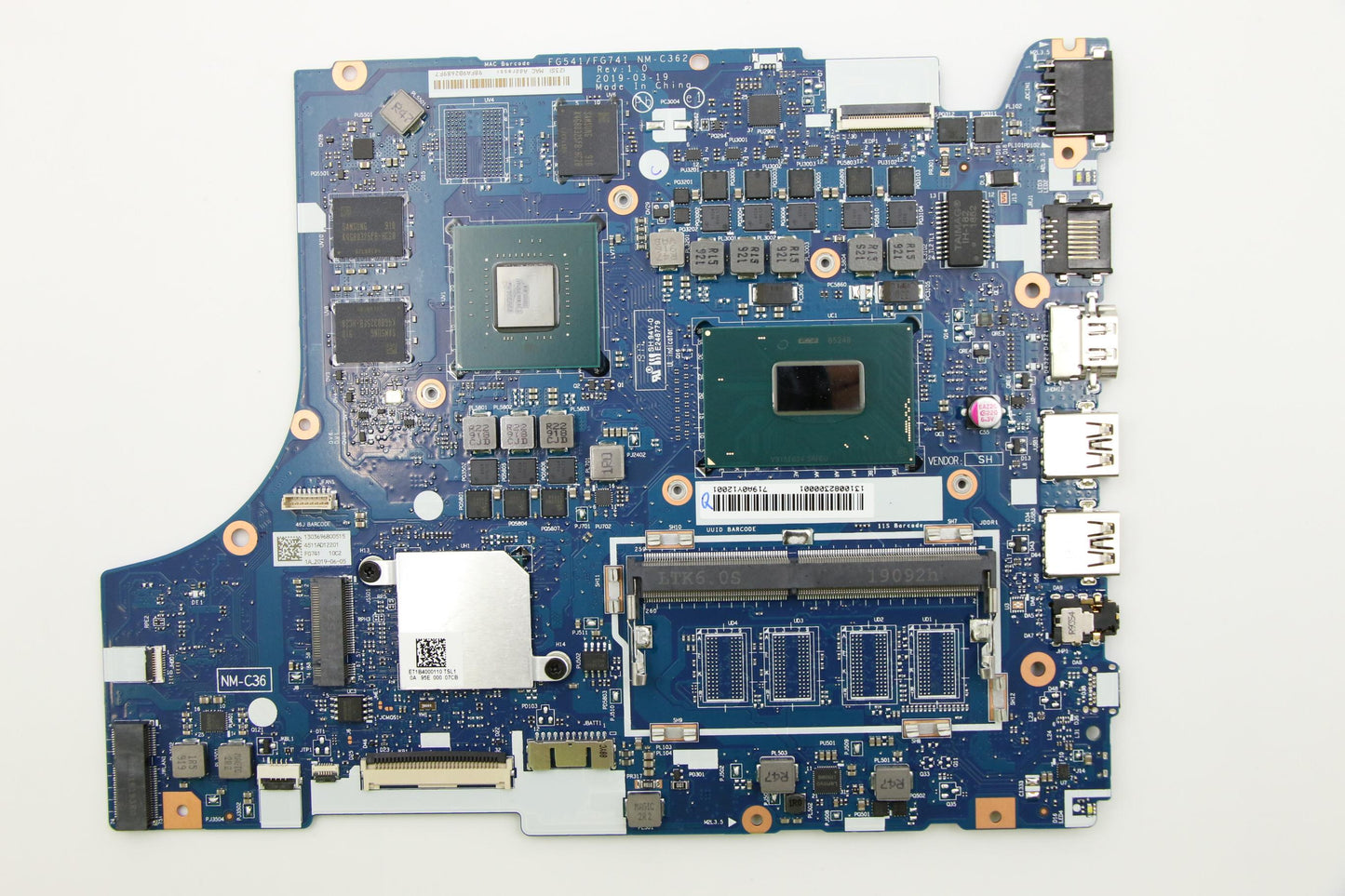 Lenovo Nmc362 I79750H Gtx Dis 1050 3G - 5B20S42327