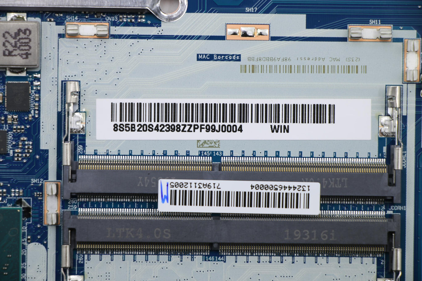 Lenovo Nmc221 Fy523 I79750H Gtx1660Ti - 5B20S42398