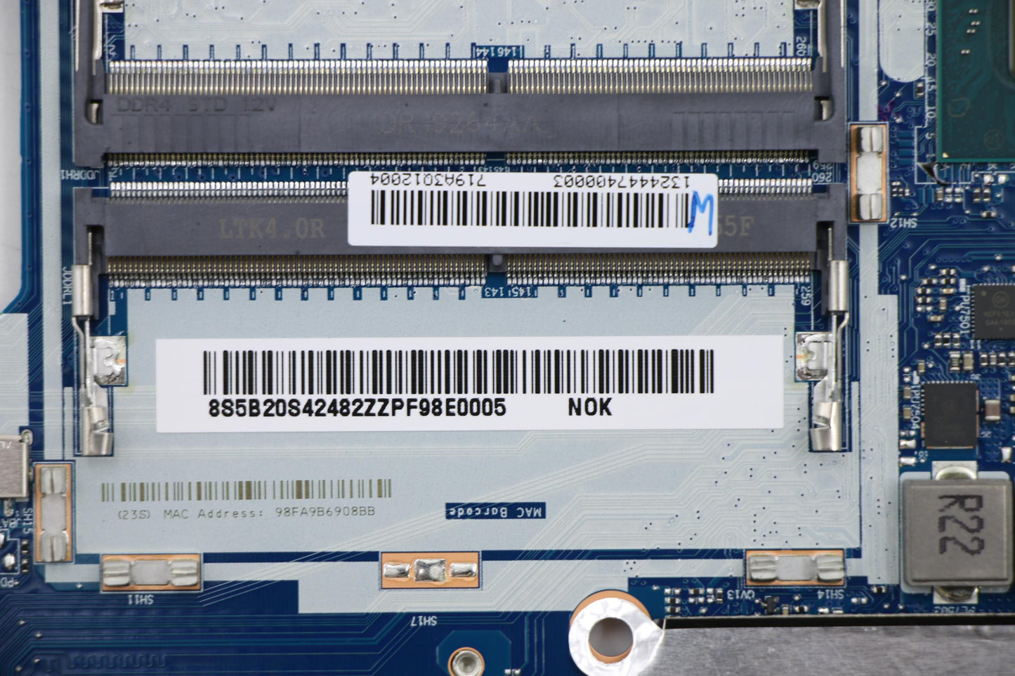 Lenovo Mb Nmc531 Fy714 I59300H Gtx166 - 5B20S42482