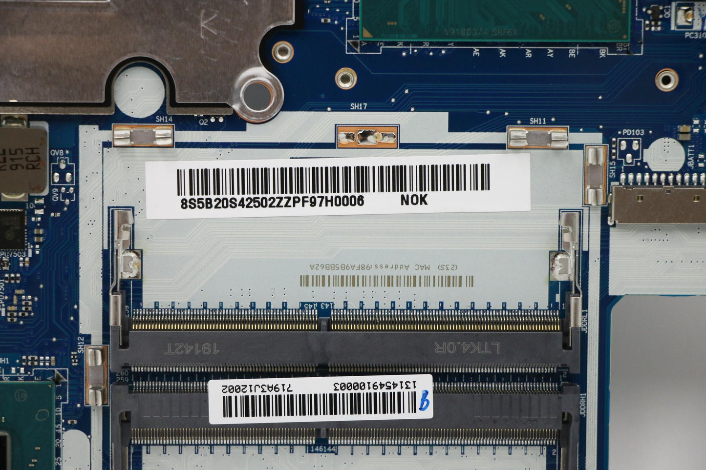 Lenovo Nmc371 Fy521 I5-9300H Gtx1650 - 5B20S42502