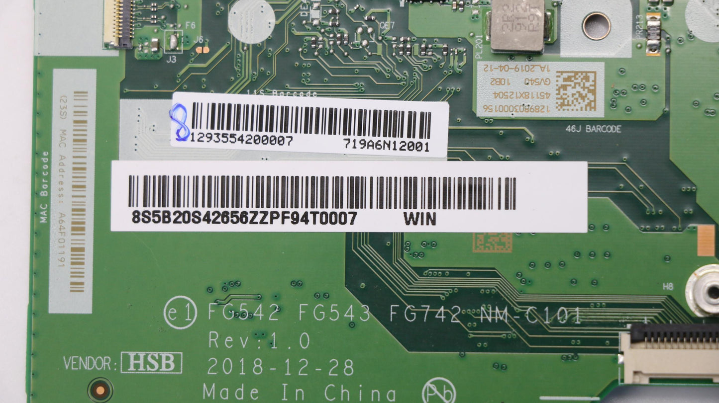 Lenovo Pcba Mb Nmc101 Gv540 R53500U_U - 5B20S42656