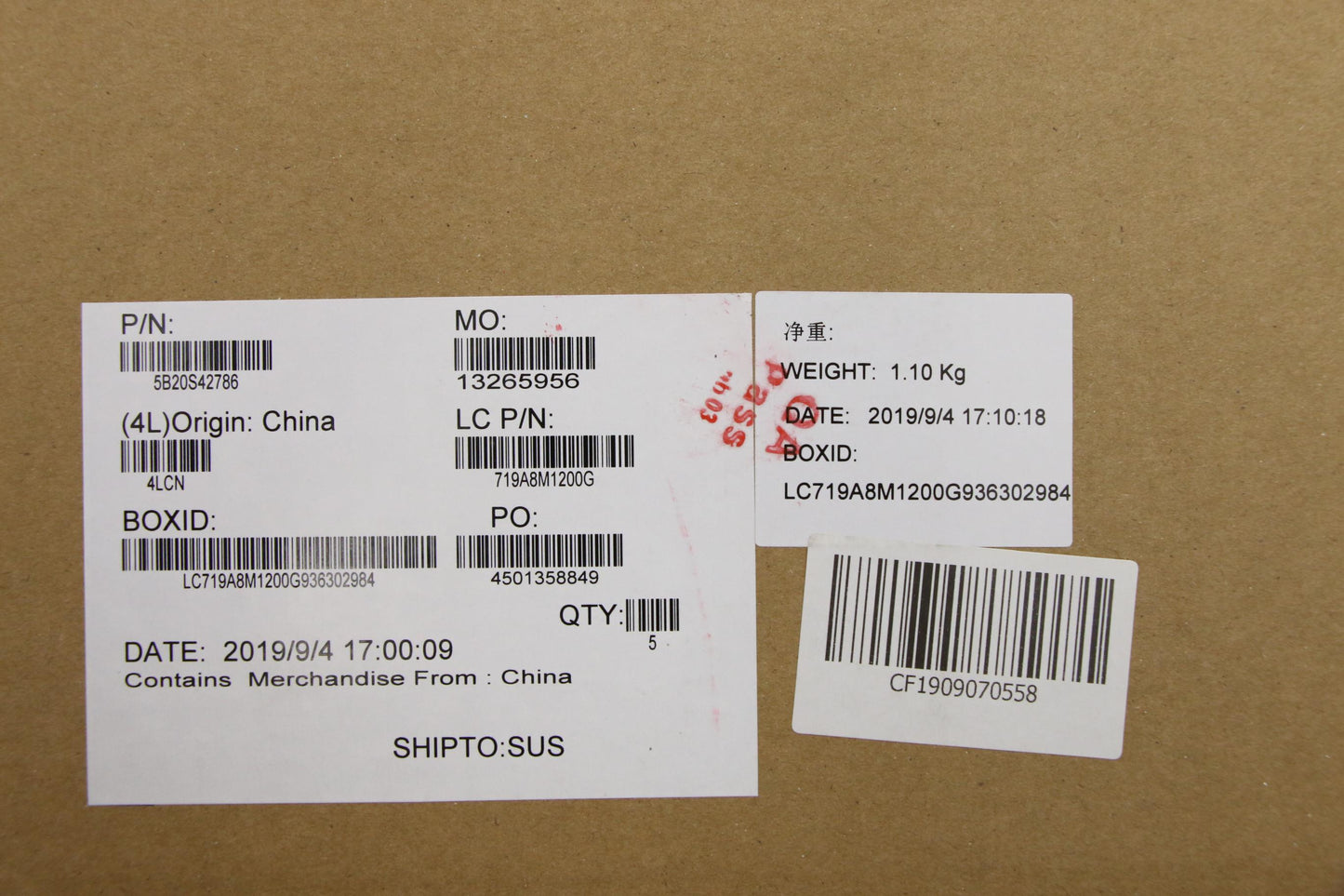 Lenovo Mb Nmc511 R33200U Uma D4G Win - 5B20S42786