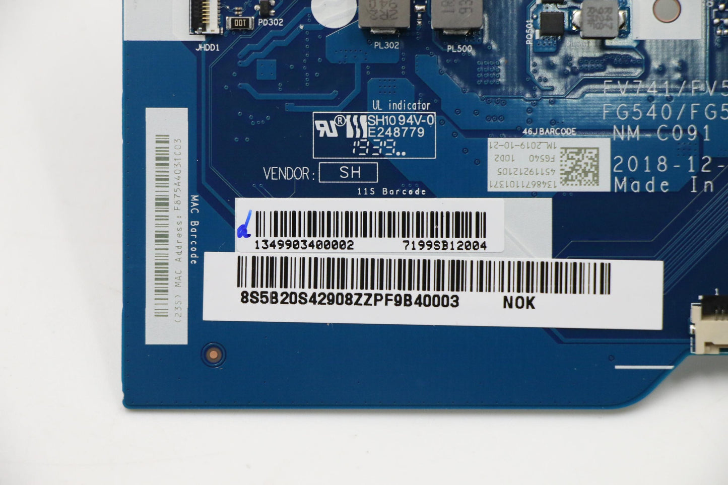 Lenovo Fg540 Mb I38145U Uma-Blk - 5B20S42908