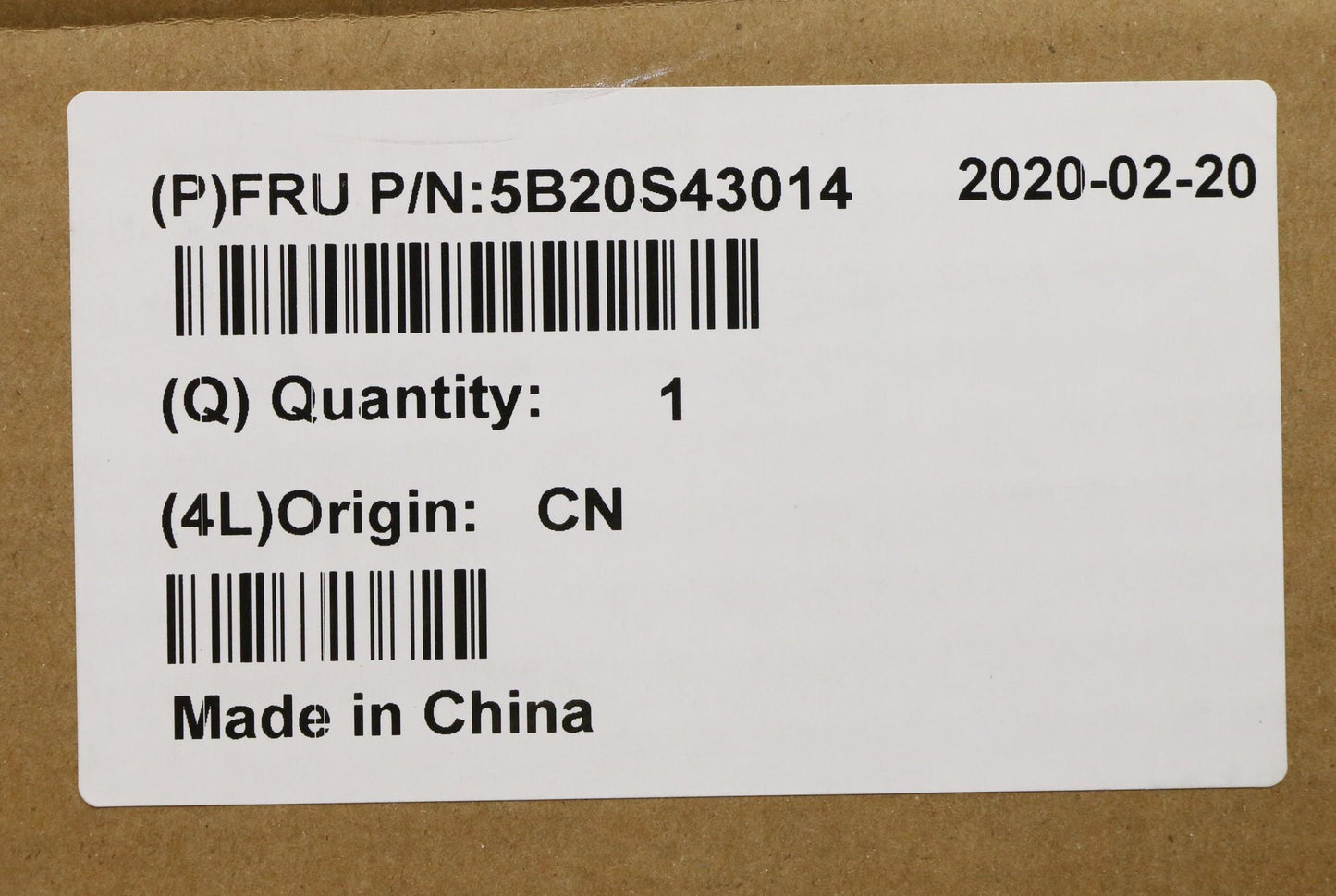 Lenovo Mb I7 16G Dis Mx250 Nrtc Win - 5B20S43014