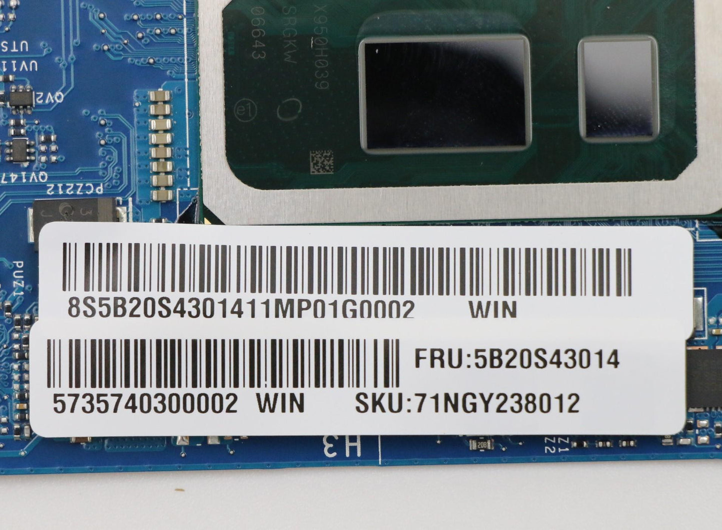 Lenovo Mb I7 16G Dis Mx250 Nrtc Win - 5B20S43014