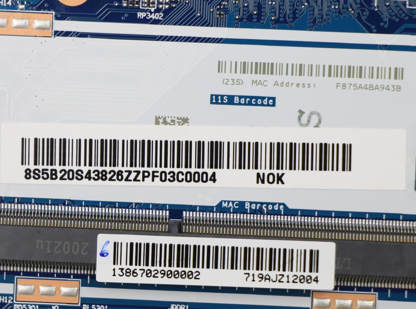 Lenovo Mb L 81Yd Nok I38130U_Mx1102G4 - 5B20S43826
