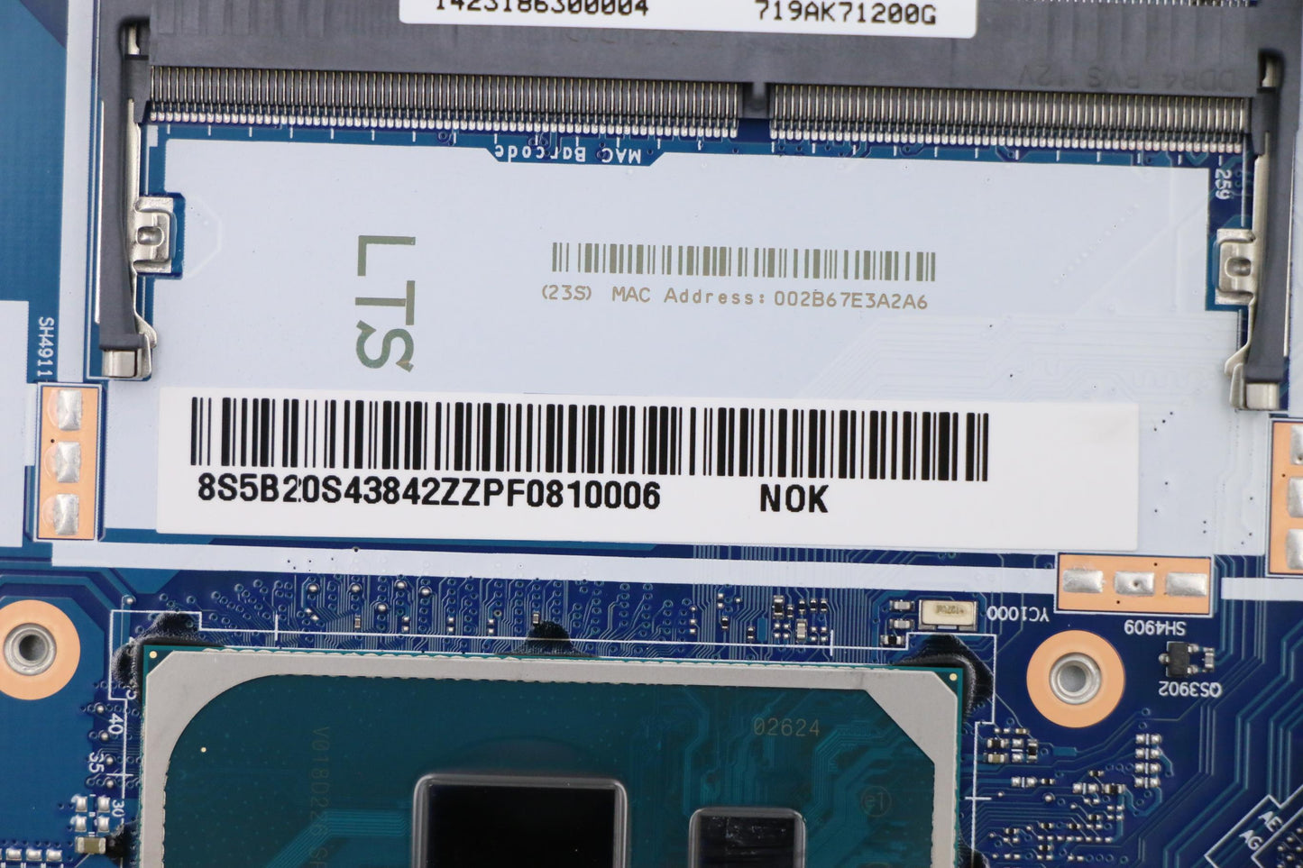 Lenovo Gs44D Mb Nok I71065G7 Uma 4G - 5B20S43842
