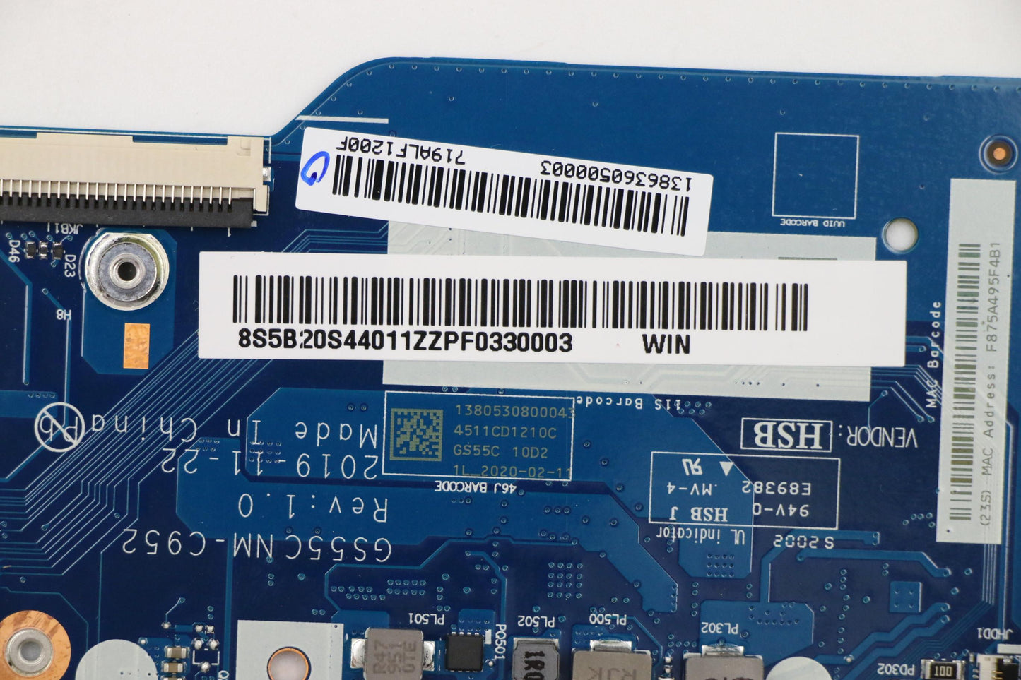 Lenovo Gs55C Mb Mb L 81Y3 Wini310110U - 5B20S44011