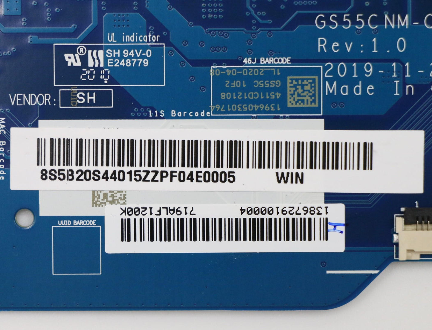 Lenovo Gs55C Mb Mbl81Y3Wini510210Un17 - 5B20S44015