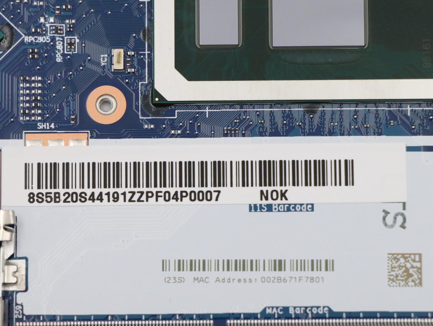 Lenovo Mb Nmc781 I510210U_N17V2Gd4G_B - 5B20S44191