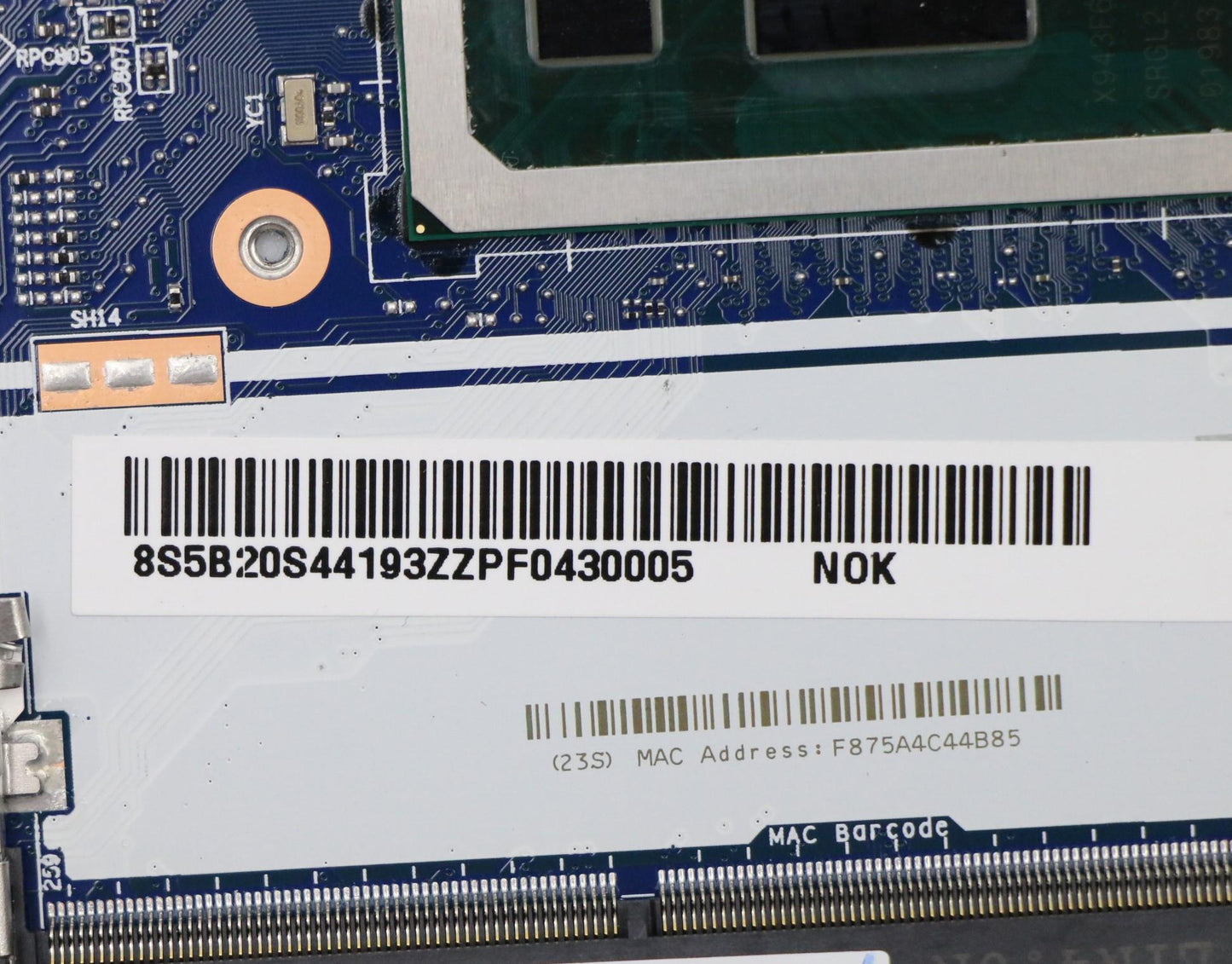 Lenovo Mb Nmc781 6405U Uma D4G_Blk - 5B20S44193