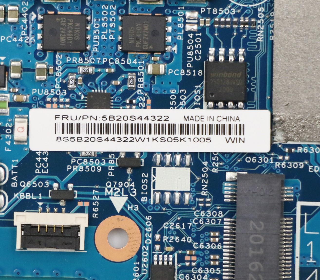 Lenovo Bdplanar Mb W 81X1 Win I71065G - 5B20S44322