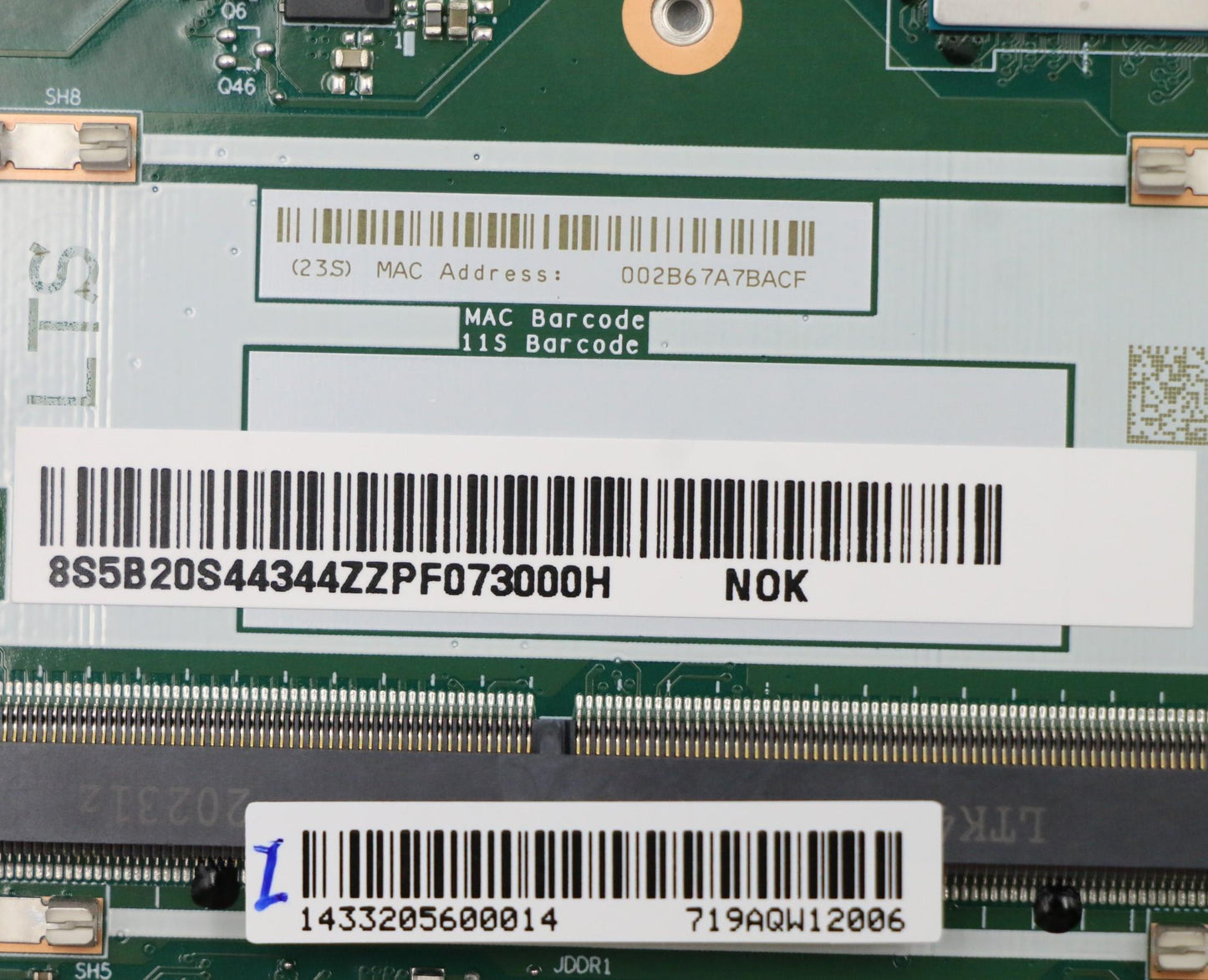Lenovo Bdplanar Mb L 82C7 Nok Asr3050 - 5B20S44344
