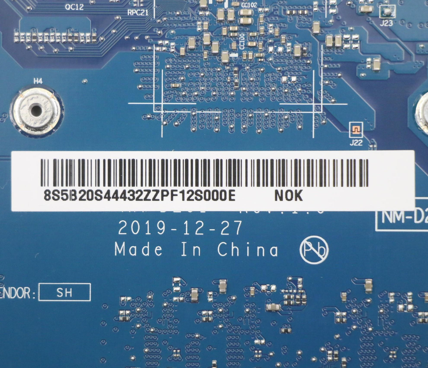Lenovo Bdplanar Mb L 82C3 Nok N4020_U - 5B20S44432